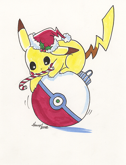 Holiday pikachu 2025