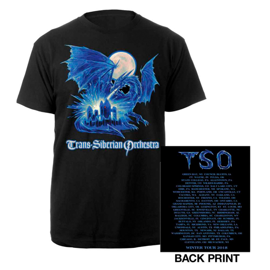 2018 TSO Ice Dragon - T-Shirt - Large, Greg Hildebrandt