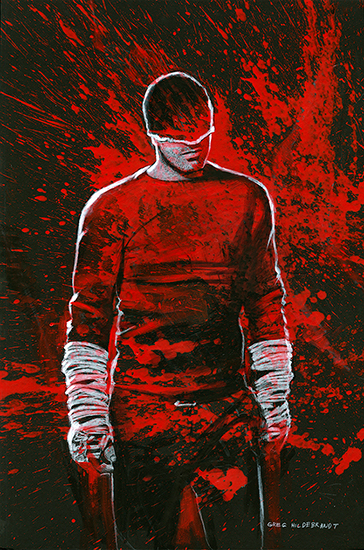 Daredevil Black Board, Greg Hildebrandt