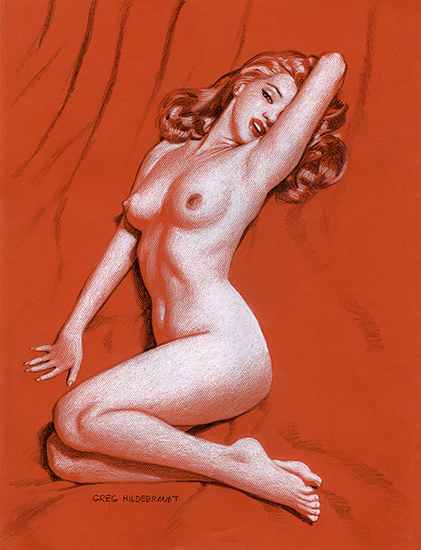 Marilyn Monroe Red Velvet , Greg Hildebrandt