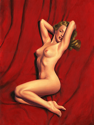 Marilyn Monroe Red Velvet #2, Greg Hildebrandt