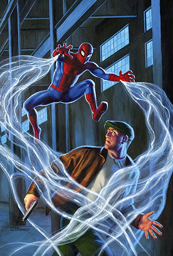 Spider-Man vs the Burglar , Greg Hildebrandt
