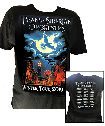 TSO Cassandra and the Rose Concert Tour T-Shirt - L, Greg Hildebrandt