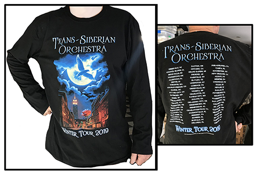TSO Cassandra and the Rose Concert Tour T-Shirt - Long Sleeve - XL, Greg Hildebrandt