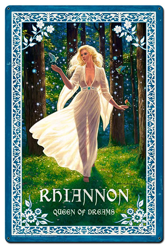 Rhiannon - Vintage Metal Sign - X-Large, Greg Hildebrandt