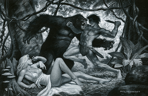 Tarzan Vs Gorilla, Greg Hildebrandt