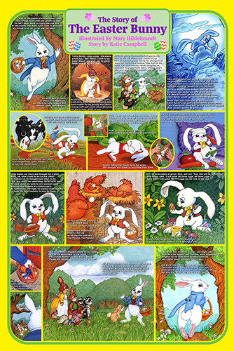 The Story of the Easter Bunny - Tin Sign, Mary Hildebrandt