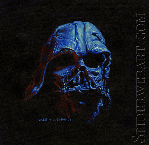 Darth Vader - Funeral Pyre Mask, Greg Hildebrandt