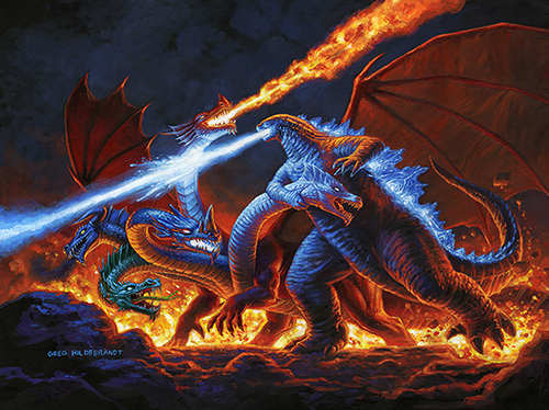 Godzilla vs Tiamet, Greg Hildebrandt