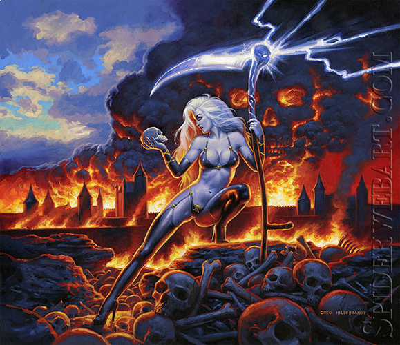 Lady Death, Greg Hildebrandt