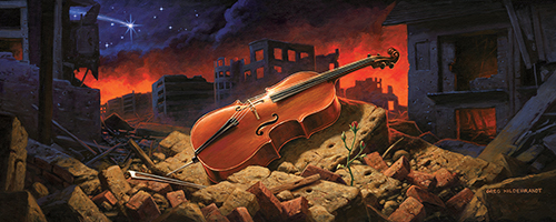 2021 TSO Winter Tour Concert Program Interior Cover, Greg Hildebrandt