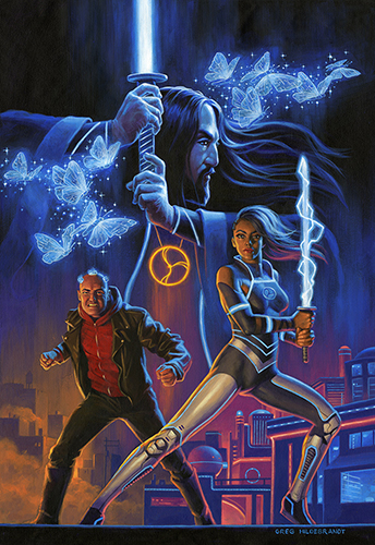 Heavy Metal  Issue 317 -  Neon Genesis by Steve Aoki Cover, Greg Hildebrandt