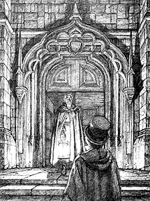 Jonathan at Castle Dracula, Greg Hildebrandt