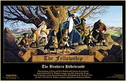 Tolkien print The Fellowship of the Ring