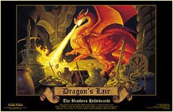Tolkien print Smaug