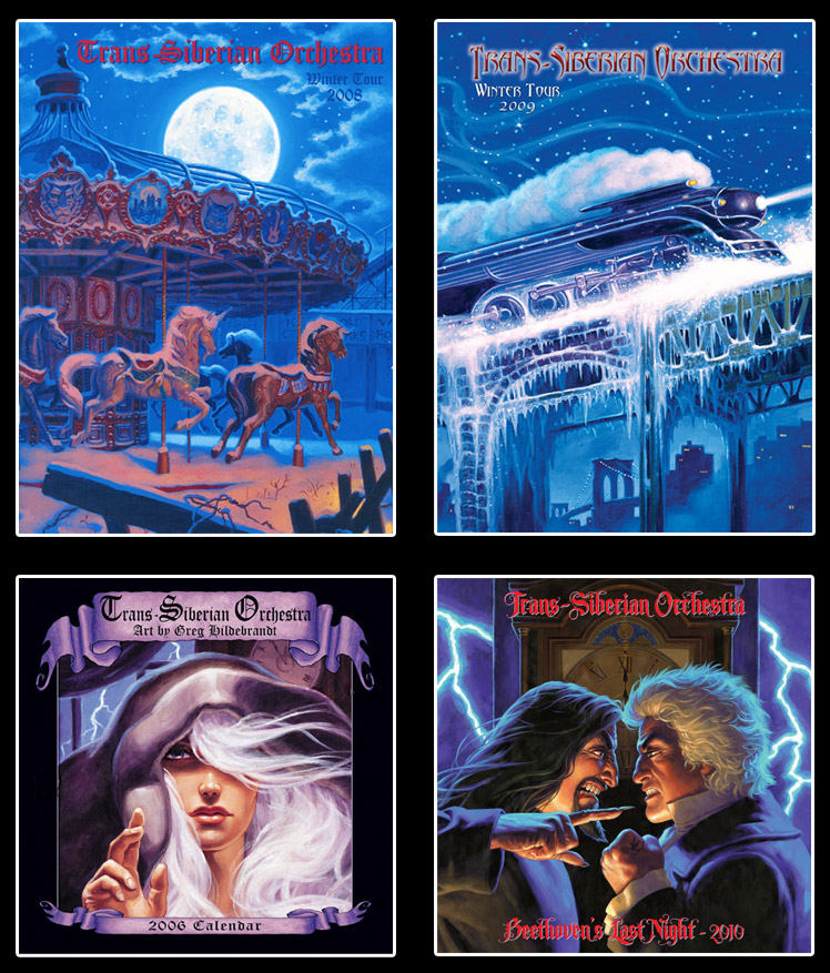 Trans-Siberian Orchestra program covers