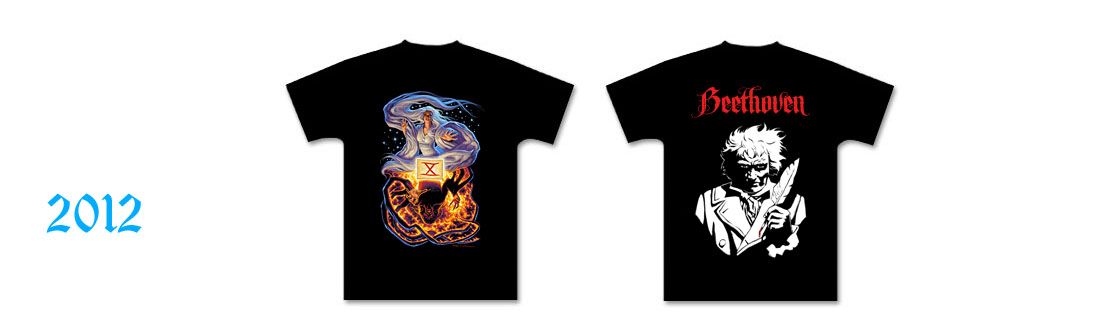 TSO Beethoven tshirts by Greg Hildebrandt